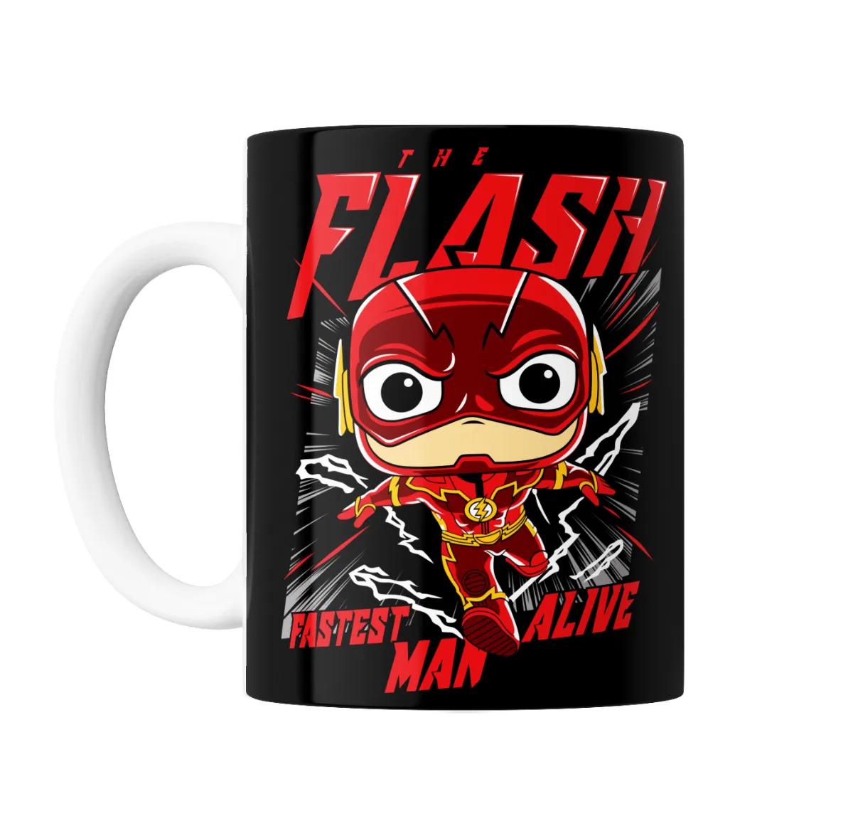 Taza de Cerámica Flash Fastest Man Alive Chibi - vista 2
