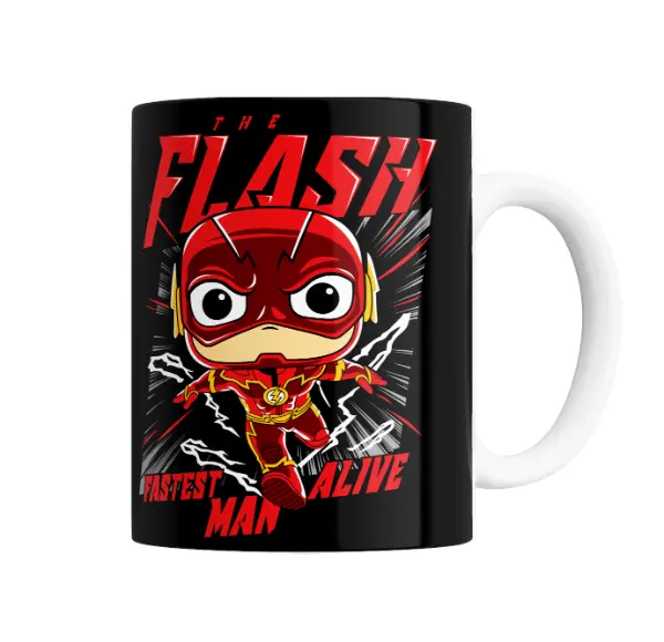 Taza de Cerámica Flash Fastest Man Alive Chibi