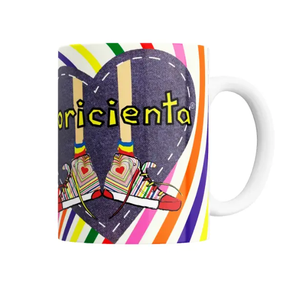 Taza de Cerámica Floricienta Sonrisa Arcoíris