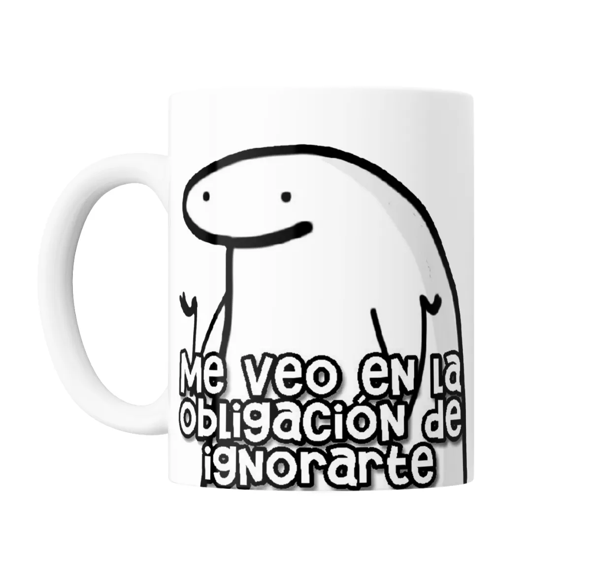 Taza de Cerámica Flork Me veo en la obligación de ignorarte - vista 2