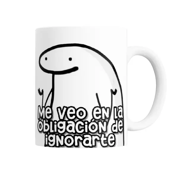 Taza de Cerámica Flork Me veo en la obligación de ignorarte