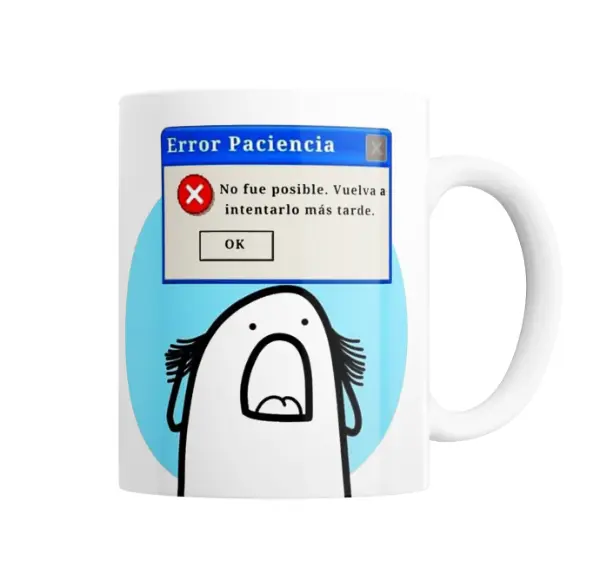 Taza de Cerámica Flork Mi Paciencia Instalando