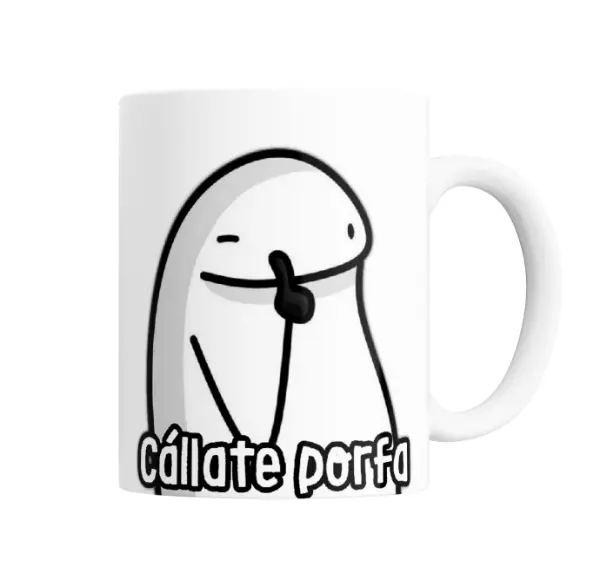 Taza de Cerámica Flork Cállate Porfa