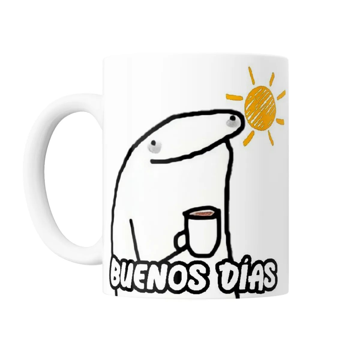 Taza de Cerámica Flork Buenos Días con Café - vista 2