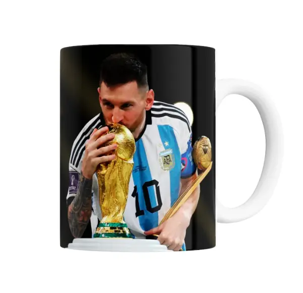 Taza de Cerámica Lionel Messi Campeón del Mundo