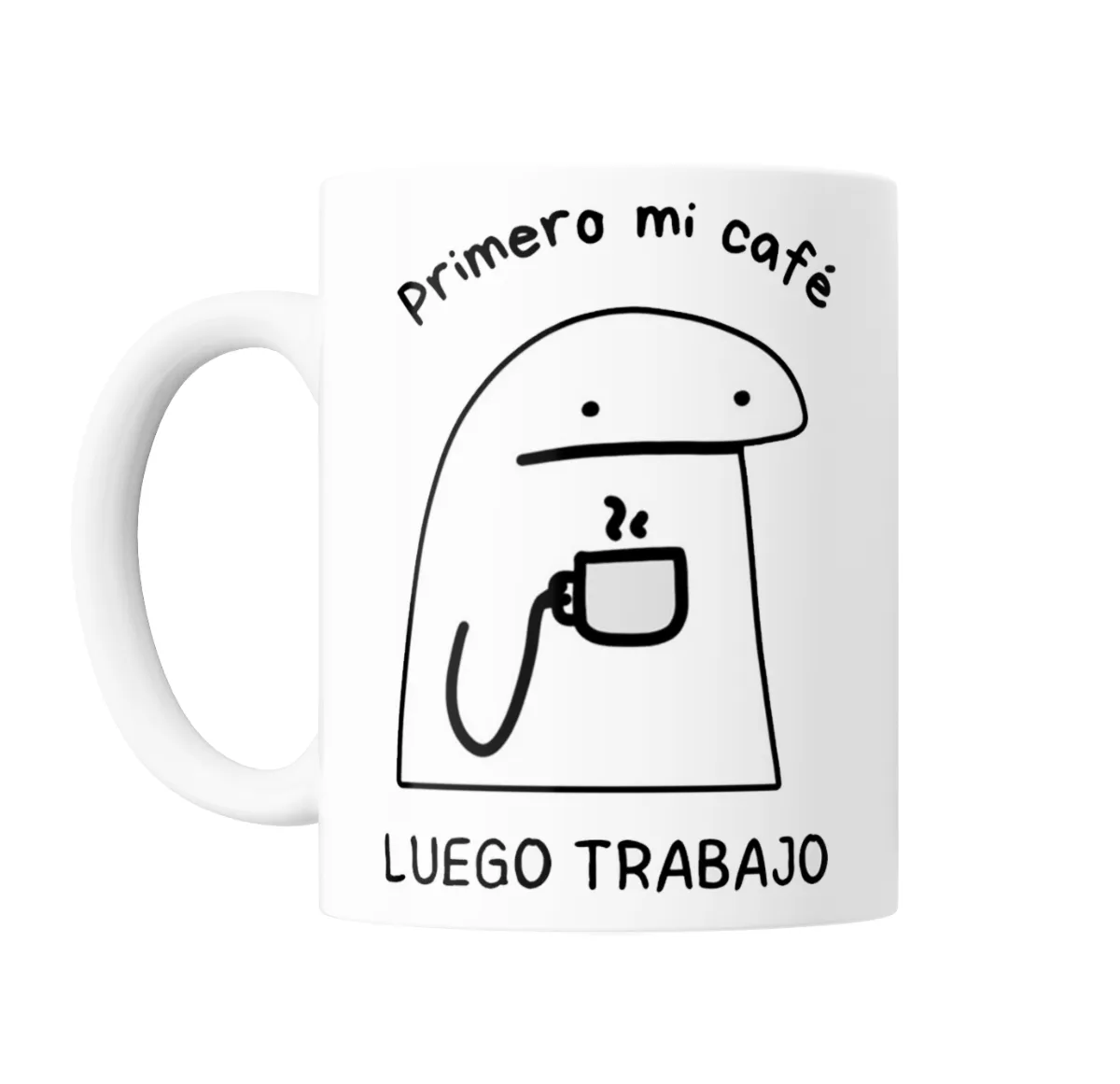 Taza de Cerámica Flork Primero mi café Luego trabajo - vista 2