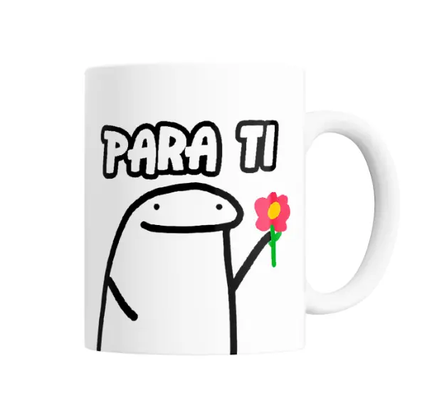 Taza de Cerámica Flork Para Ti Flor