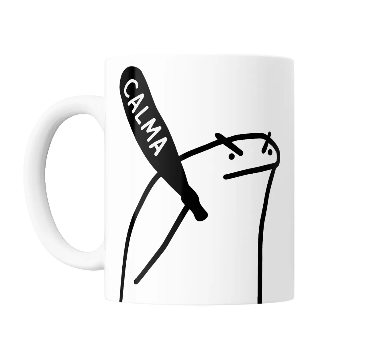 Taza de Cerámica Me Gusta Resolver Todo con Calma - vista 2