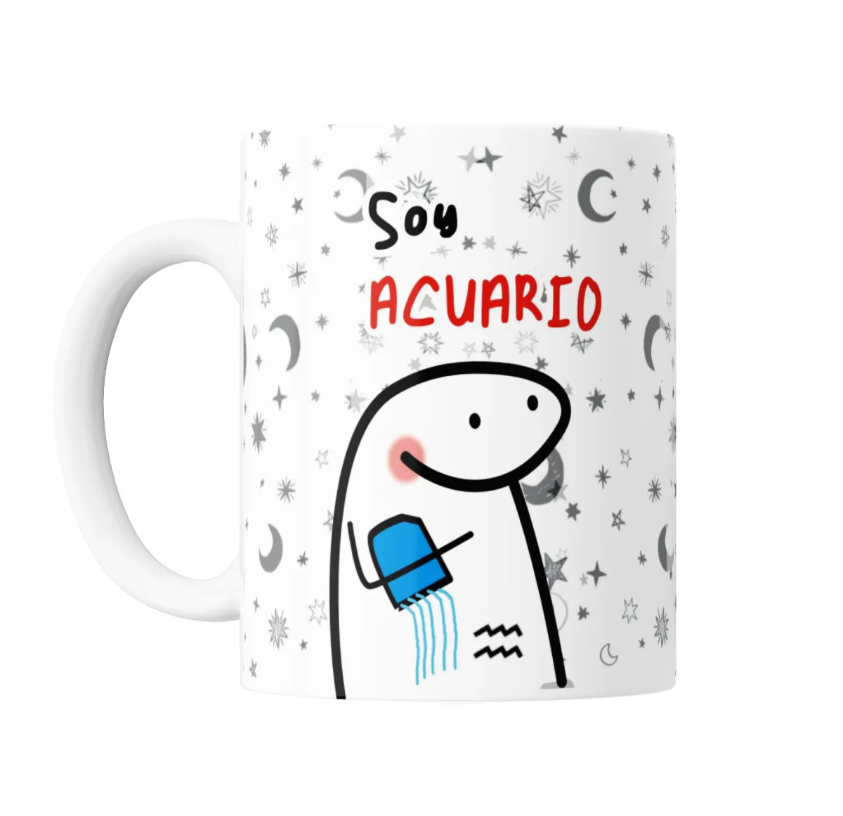 Taza de Cerámica Flork Signos Acuario - vista 2