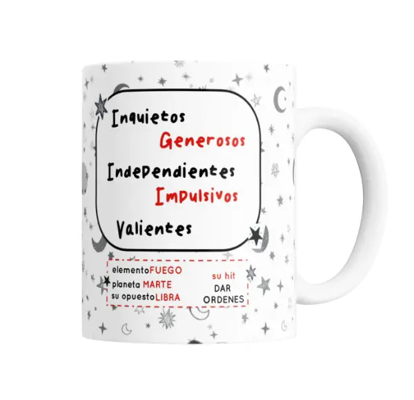 Taza de Cerámica Flork Signos Aries