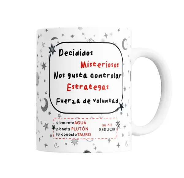 Taza de Cerámica Flork Signos Escorpio
