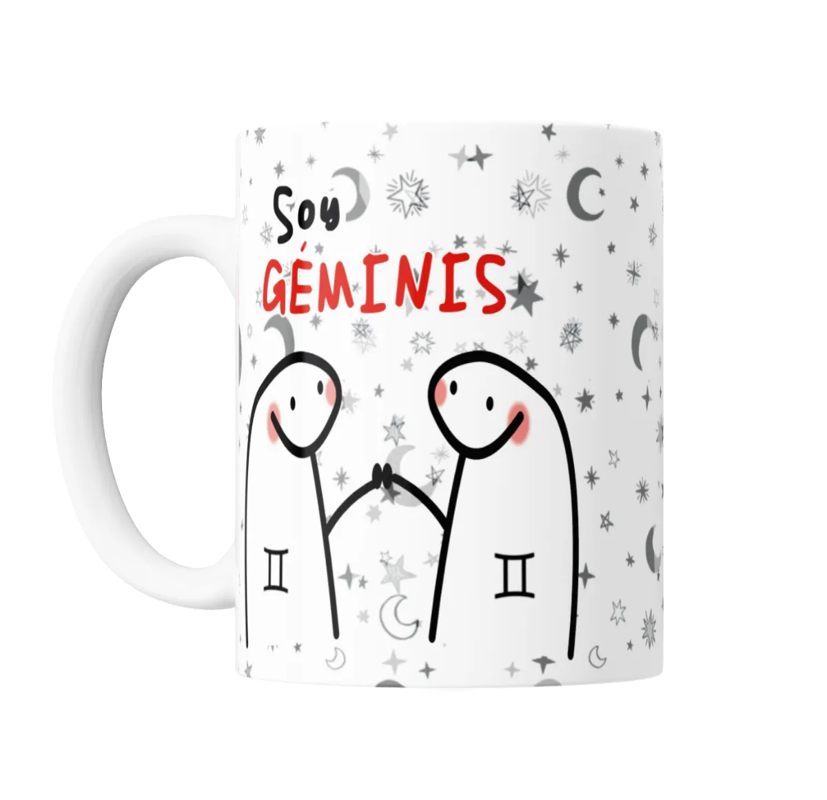 Taza de Cerámica Flork Géminis Signos del Zodiaco - vista 2
