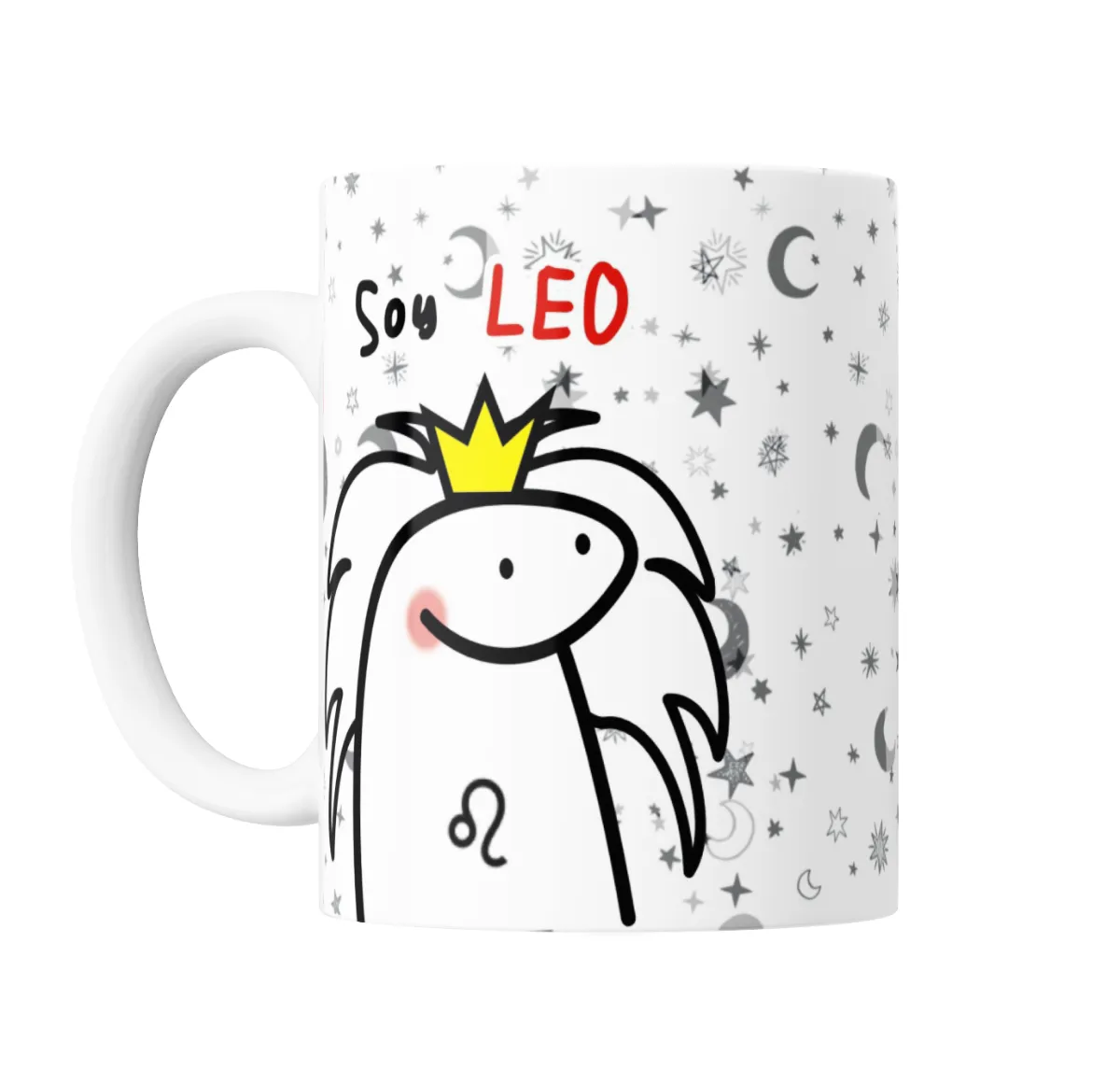 Taza de Cerámica Flork Signos Leo con Corona - vista 2