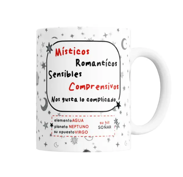 Taza de Cerámica Flork Signos Piscis