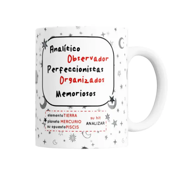 Taza de Cerámica Flork Signos Virgo