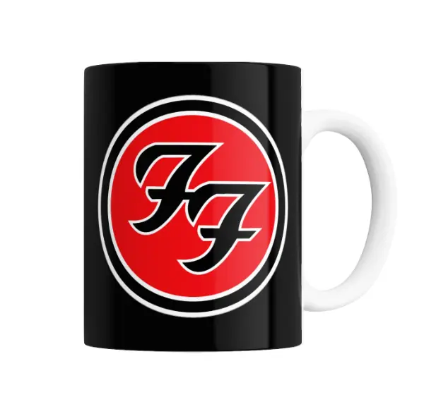 Taza de Cerámica Foo Fighters Logo Rojo