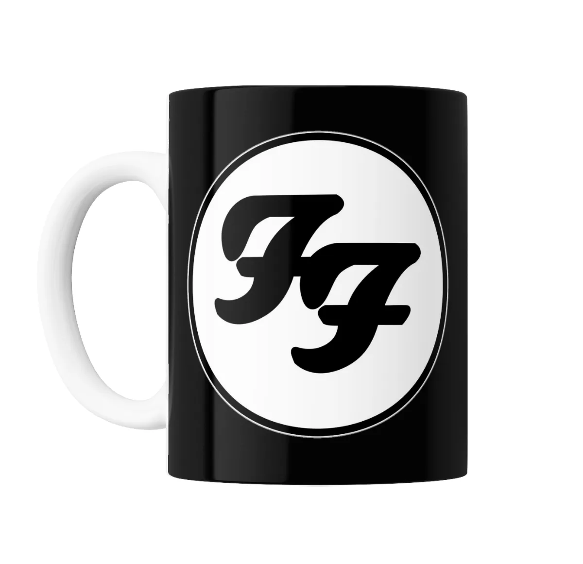Taza de Cerámica Foo Fighters Logo Negro - vista 2