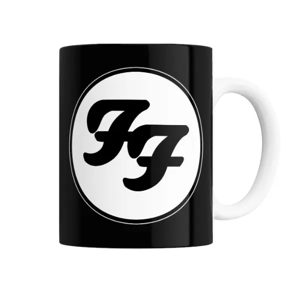 Taza de Cerámica Foo Fighters Logo Negro