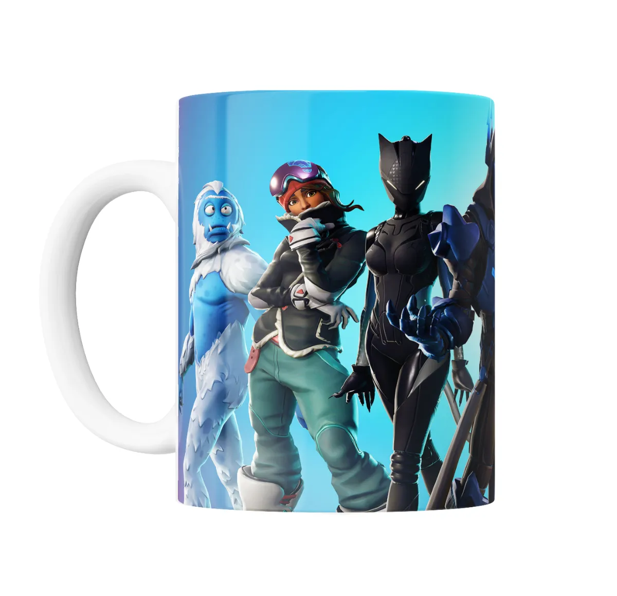 Taza de Cerámica Fortnite Personajes Azul - vista 2