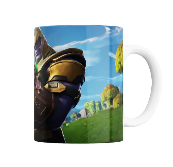 Taza de Cerámica Fortnite Thanos Guantelete del Infinito