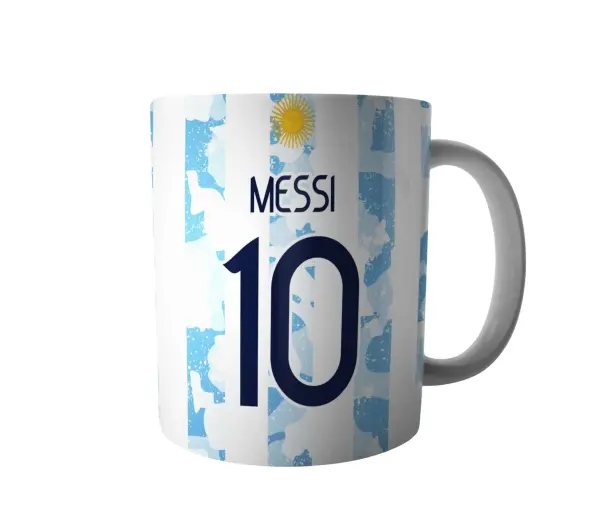 Taza de Cerámica Argentina Messi 10 Selección