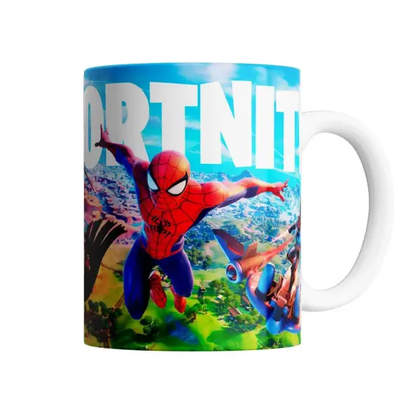 Taza de Cerámica Fortnite Spider-Man Volando