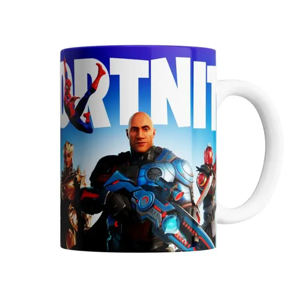 Taza de Cerámica Fortnite Spider-Man y Equipo