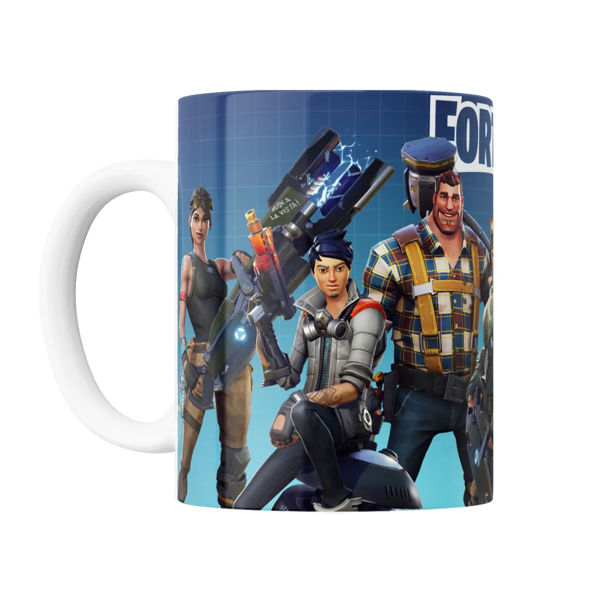 Taza de Cerámica Fortnite Personajes Equipo - vista 2