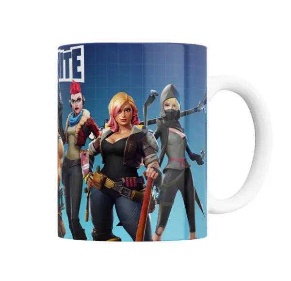 Taza de Cerámica Fortnite Personajes Equipo