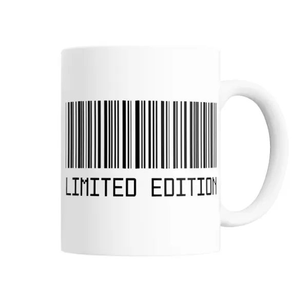 Taza de Cerámica Limited Edition Código de Barras