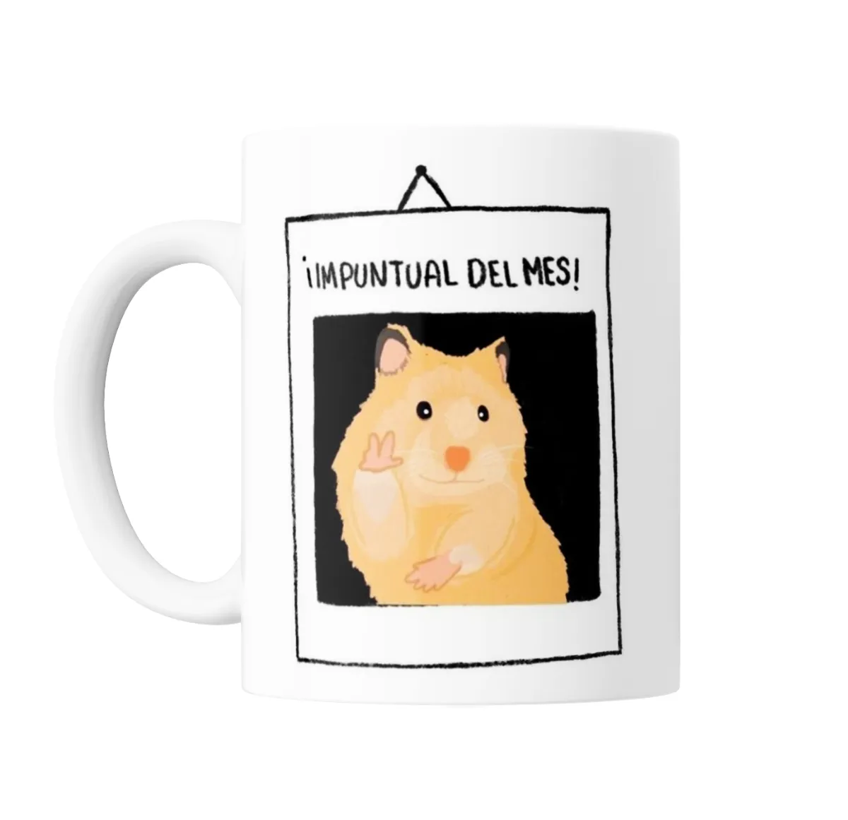 Taza de Cerámica Impuntual del Mes Hámster - vista 2