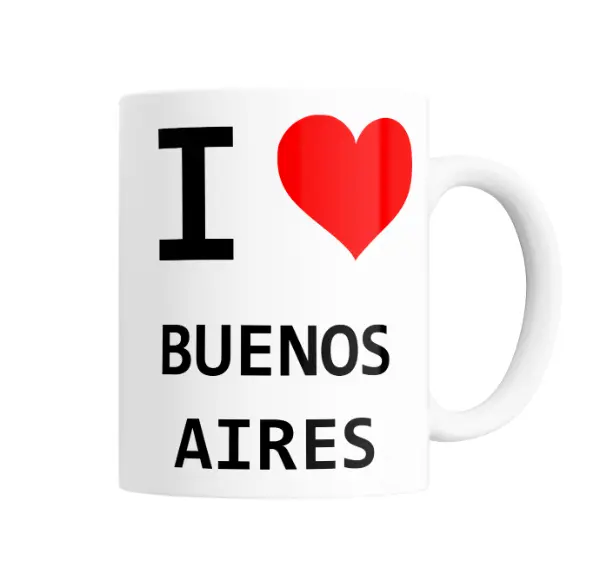 Taza de Cerámica I Love Buenos Aires