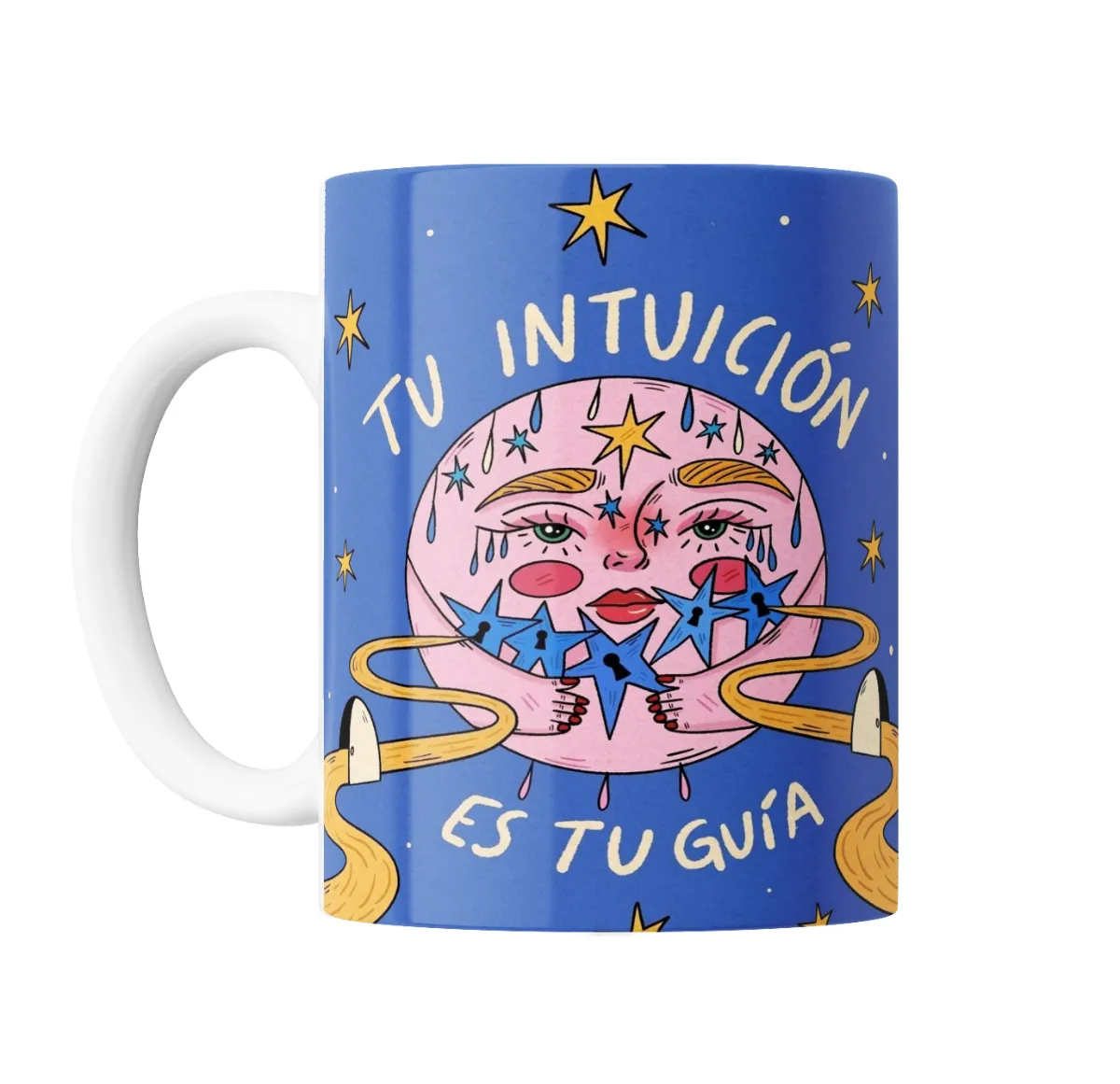 Taza de Cerámica Tu Intuición Es Tu Guía Luna - vista 2