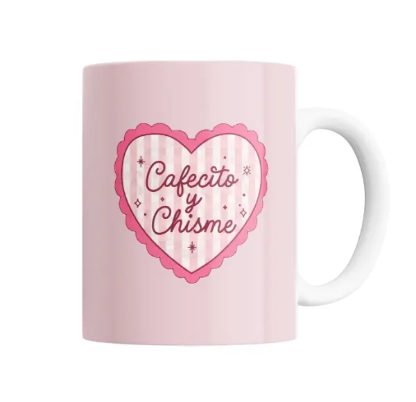 Taza de Cerámica Cafecito y Chisme