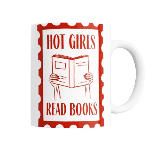 Taza de Cerámica Hot Girls Read Books