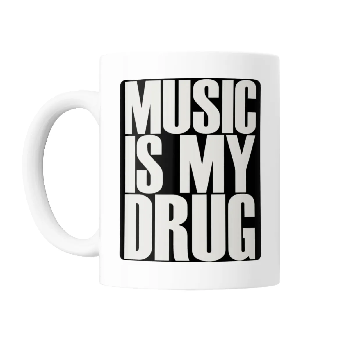 Taza de Cerámica Music Is My Drug - vista 2