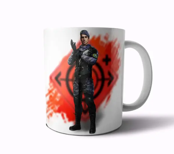 Taza de Cerámica Free Fire Miguel Mira Roja