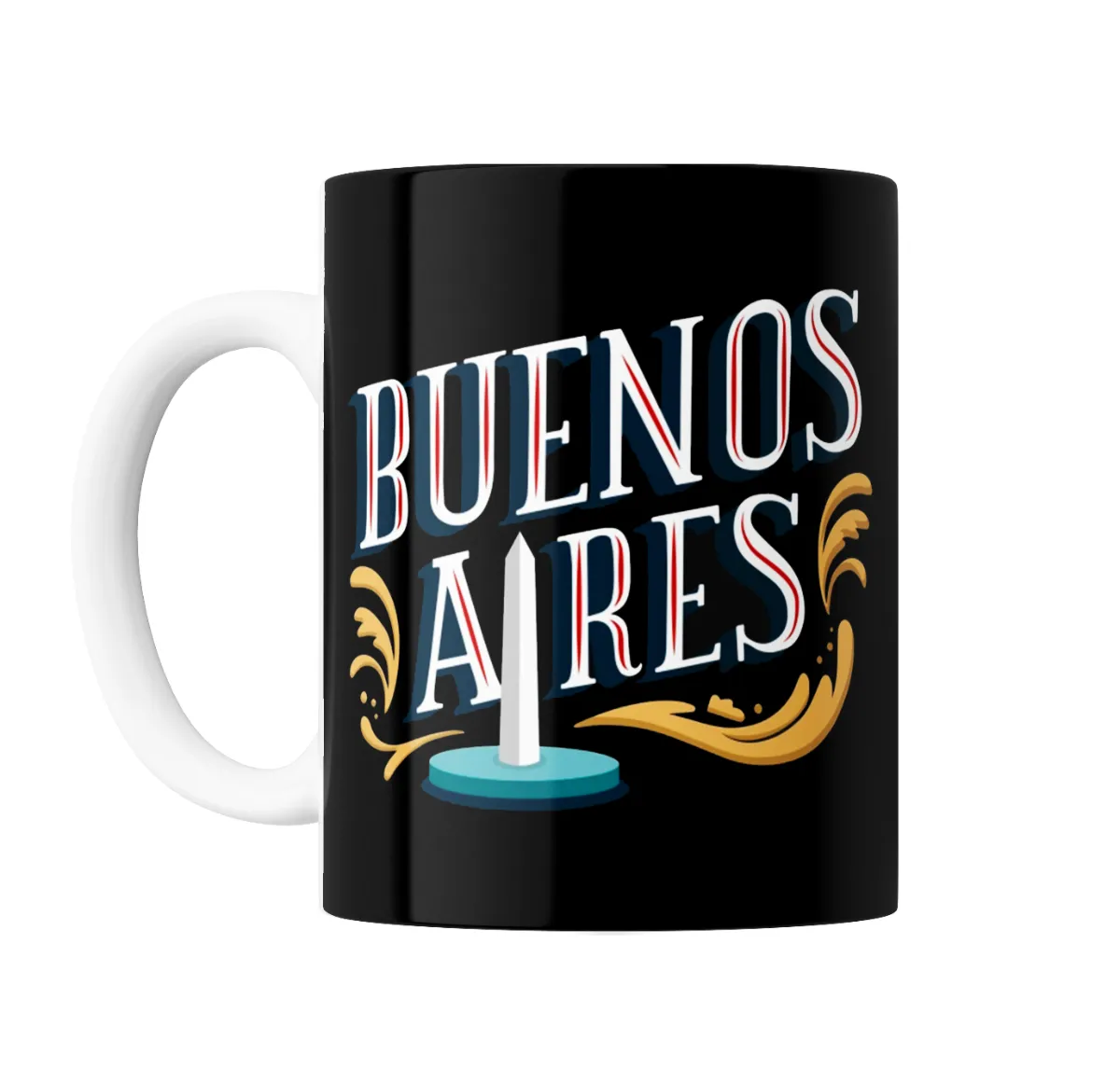 Taza de Cerámica Buenos Aires con Obelisco - vista 2