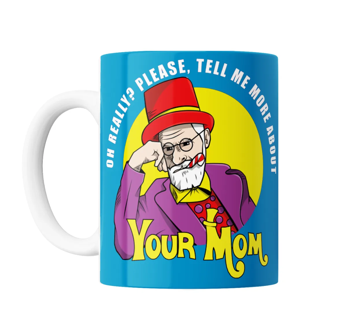 Taza de Cerámica Freud Oh Really Tell Me More About Your Mom - vista 2