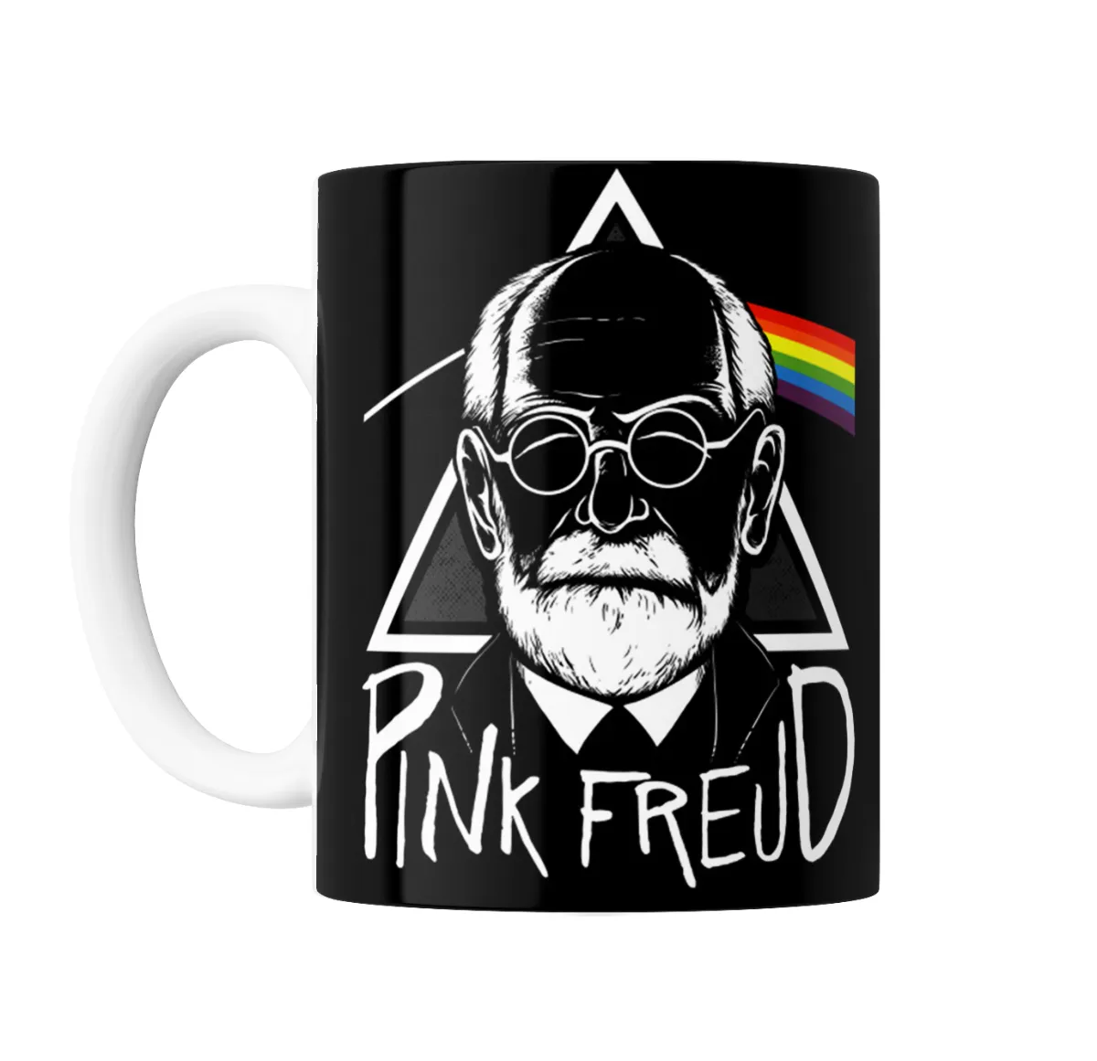 Taza de Cerámica Freud Pink Freud Parodia Dark Side - vista 2