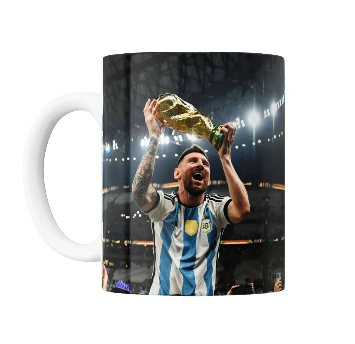 Taza de Cerámica Lionel Messi Campeón del Mundo - vista 2