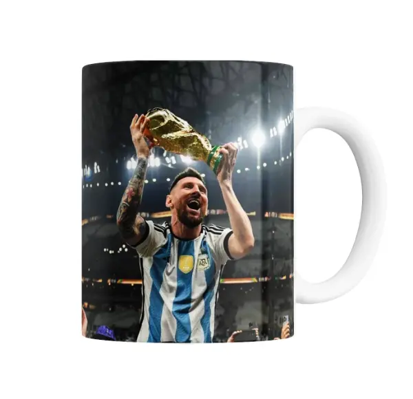 Taza de Cerámica Lionel Messi Campeón del Mundo