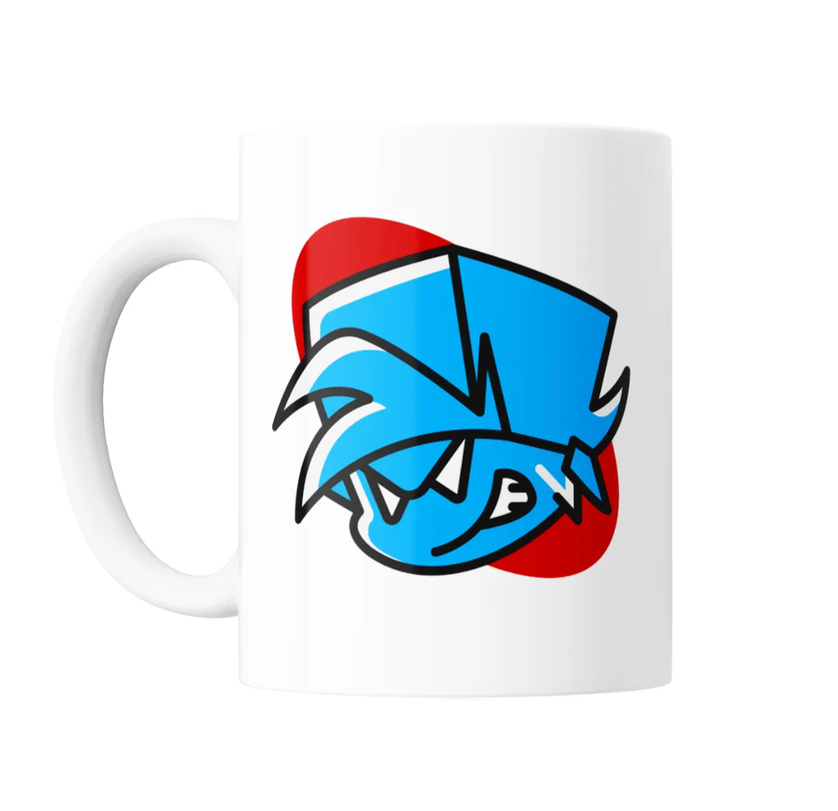 Taza de Cerámica Friday Night Funkin Boyfriend Ícono - vista 2