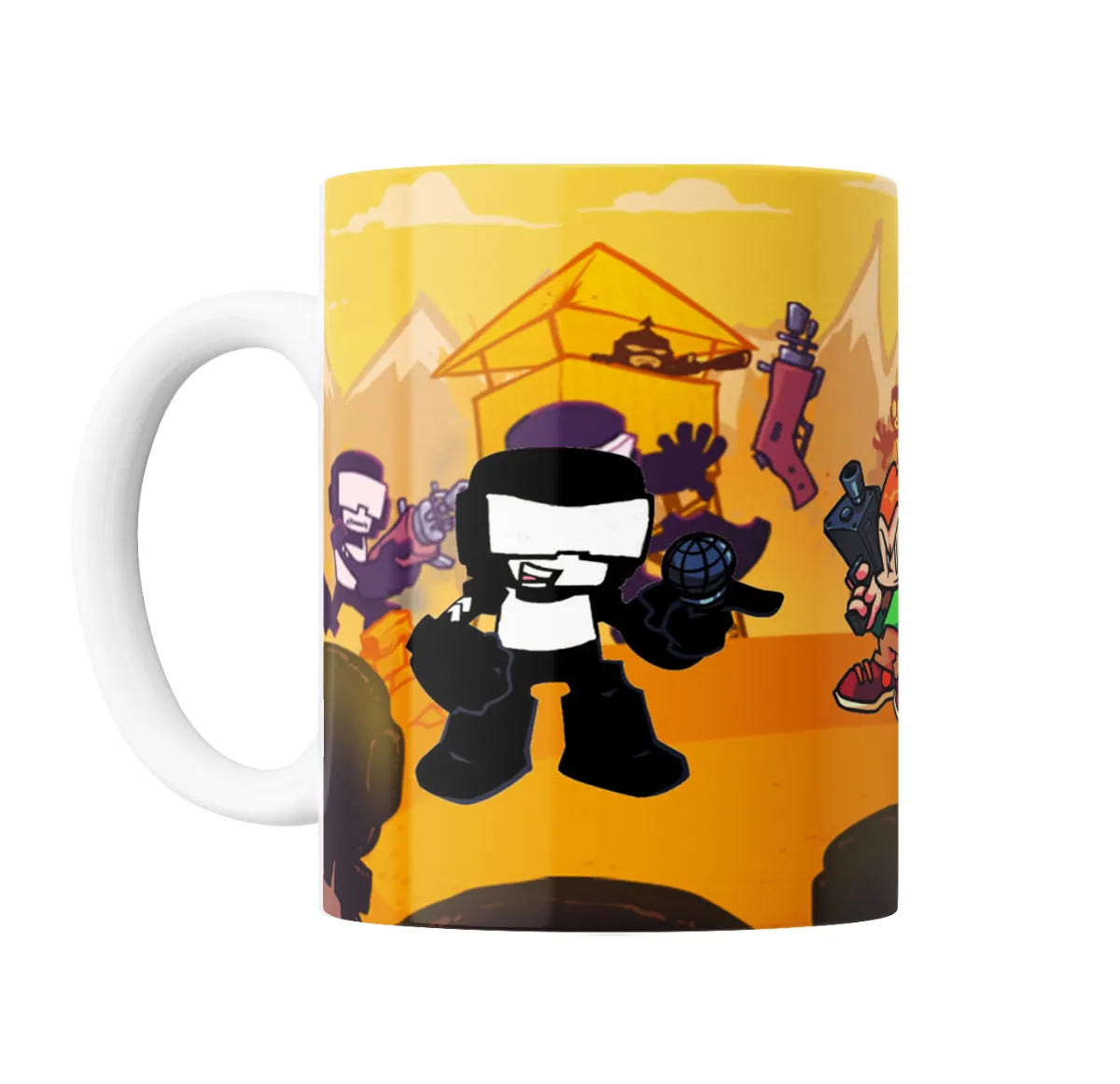 Taza de Cerámica Friday Night Funkin Boyfriend y Girlfriend - vista 2