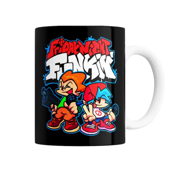 Taza de Cerámica Friday Night Funkin Boyfriend y Girlfriend