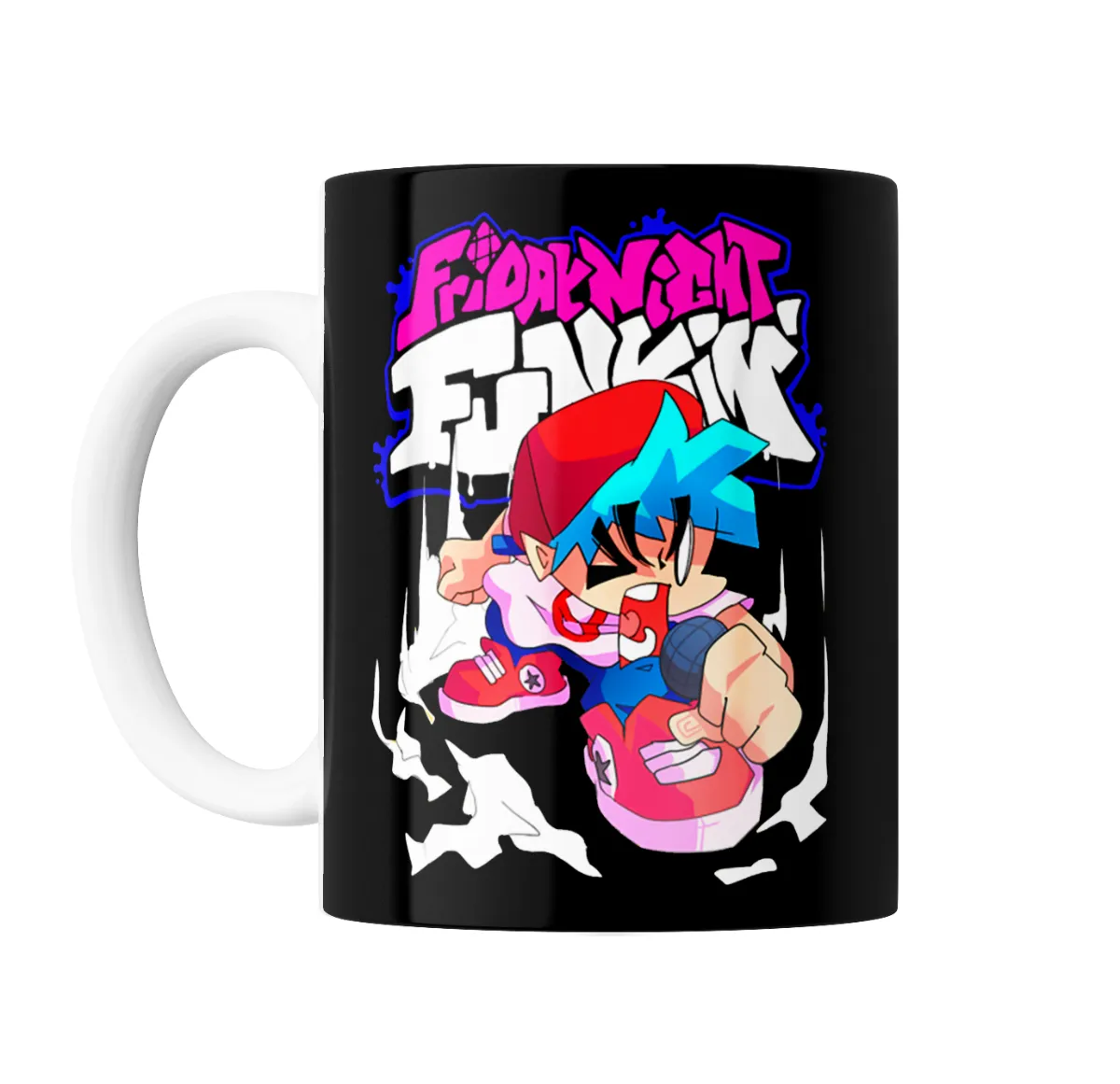 Taza de Cerámica Friday Night Funkin Boyfriend - vista 2