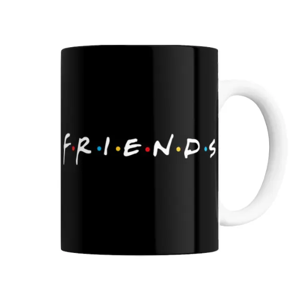 Taza de Cerámica Friends Logo Colores