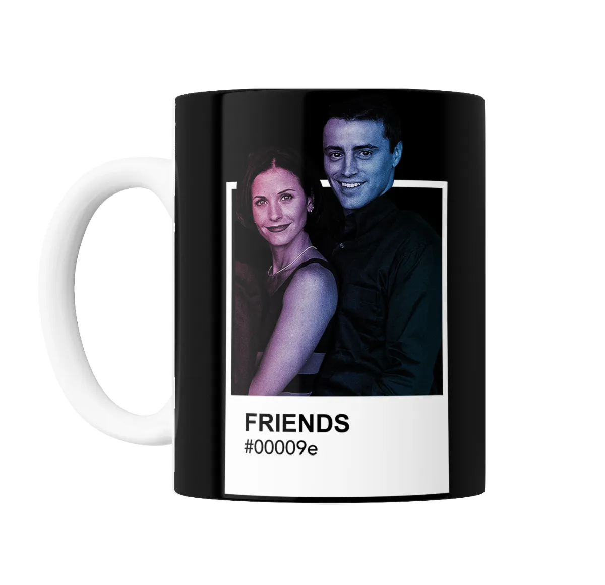 Taza de Cerámica Friends Pantone Dupla Negra - vista 2