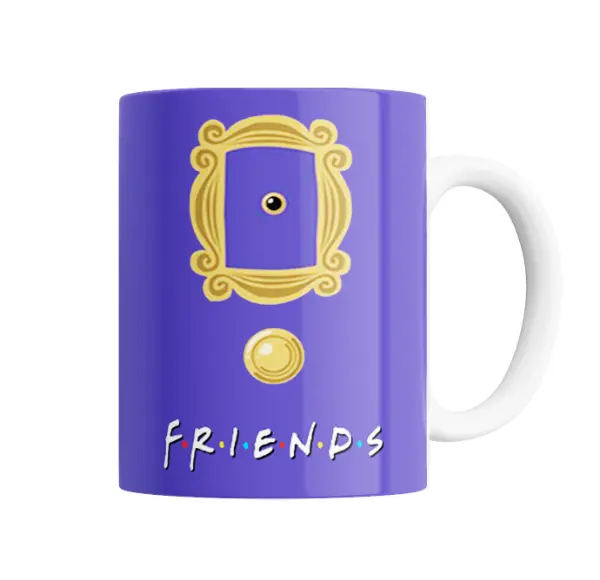 Taza de Cerámica Friends Puerta del Departamento de Monica