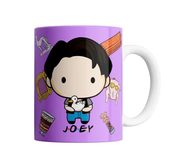 Taza de Cerámica Friends Joey Chibi